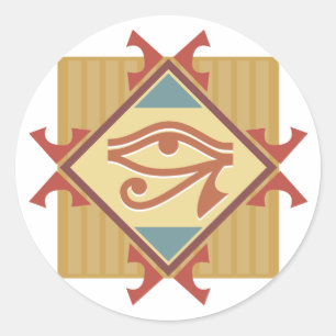 Oog van Ra Ronde Sticker