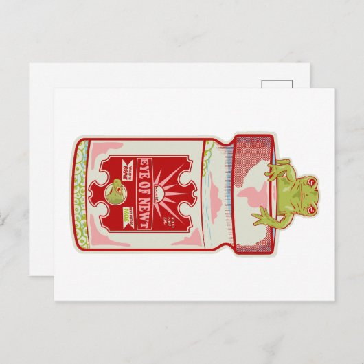 Oog van salamander Macbeth Briefkaart (Voorkant / Achterkant)