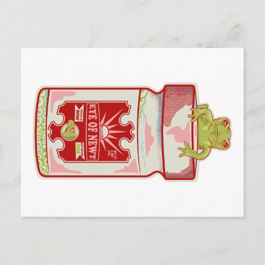 Oog van salamander Macbeth Briefkaart (Voorkant)