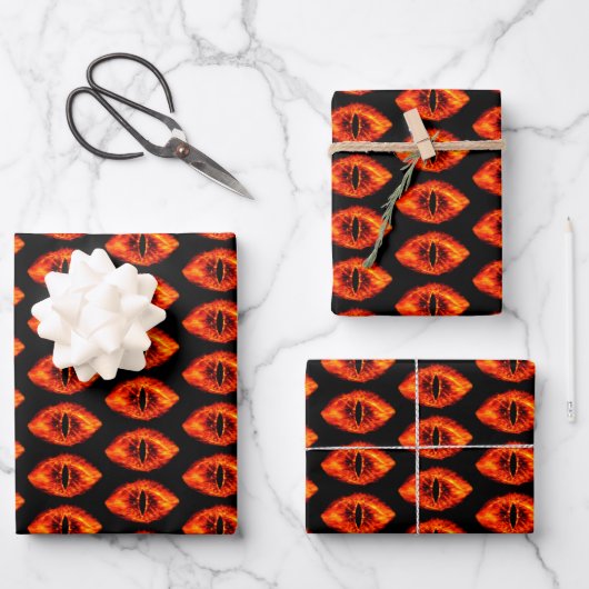 Oog van Sauron Inpakpapier Vel (Voorkant)