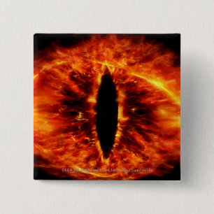 Oog van Sauron Vierkante Button 5,1 Cm