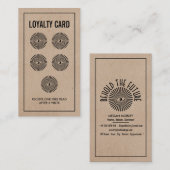 Oog van voorzienigheid, psychische leesloyaliteit visitekaartje (Voorkant / Achterkant)