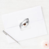 Oog Vierkante Sticker (Envelop)