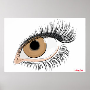 Oog Wimper Poster
