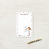 Oogarts of oogverpleger op maat post-it® notes (Op bureau)