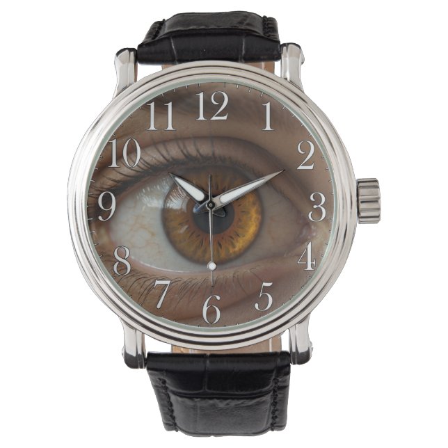 oogarts oogarts rare fun hazel oog horloge (Voorkant)