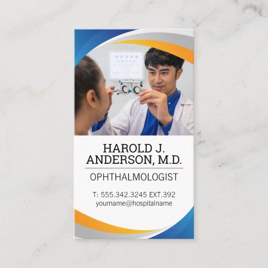 oogarts | Optometrie Visitekaartje (Voorkant)