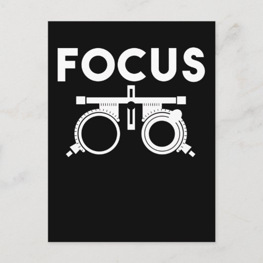 Oogartsen Humor Funny Opticians Briefkaart (Voorkant)