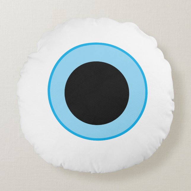 oogbal rond kussen (Voorkant)