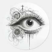 Oogbal sticker (Voorkant)