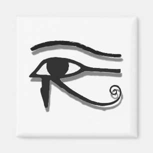 Oogbeeld van paardenbloemen (Eye of Horus Egyptian Magneet