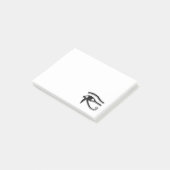 Oogbeeld van paardenbloemen (Eye of Horus Egyptian Post-it® Notes (Schuin)