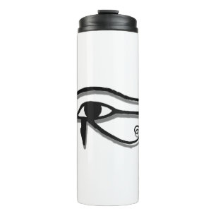 Oogbeeld van paardenbloemen (Eye of Horus Egyptian Thermosbeker