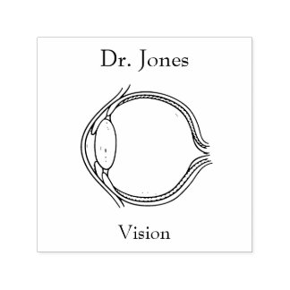 Oogblad, menselijke organen, zelf-inkt rubberen st zelfinktende stempel