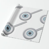 Oogbol Vergrootglas Fun Eye Inspectie Cadeaupapier (Uitgerold)