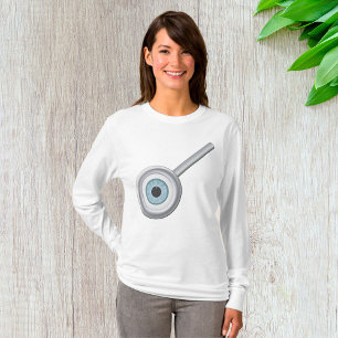 Oogbol Vergrootglas Fun Eye Inspectie T-shirt