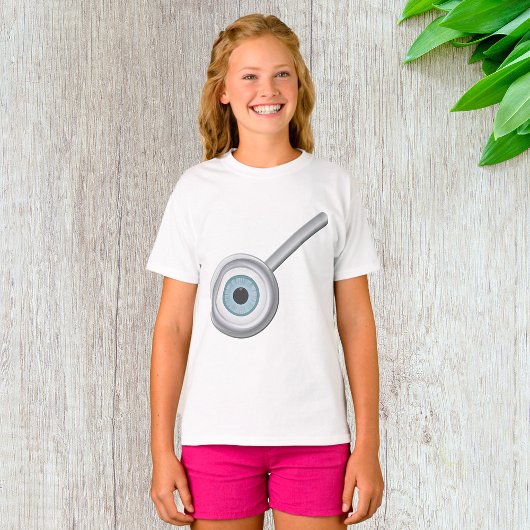 Oogbol Vergrootglas Fun Eye Inspectie T-shirt