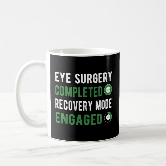 Oogchirurgie Herstelmodus Glaucoom Cataract Cornea Koffiemok (Links)