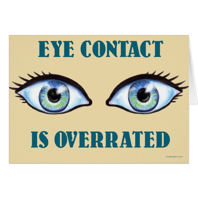 Oogcontact is te hoog (Voorkant Horizontaal)