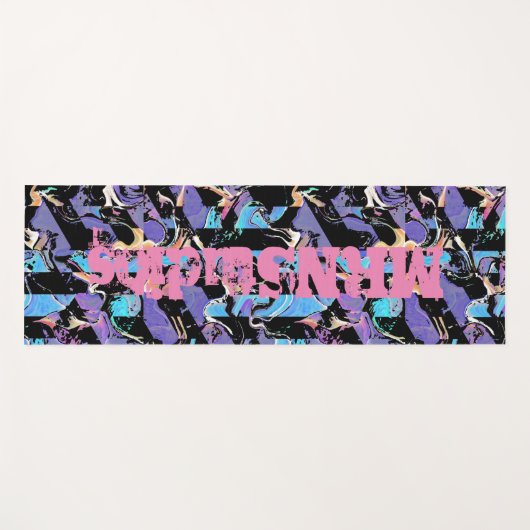 Oogdoorn yogamat (Voorkant (horizontaal))