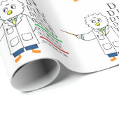 Oogexamen (optometrist) cadeaupapier (Rol Hoek)