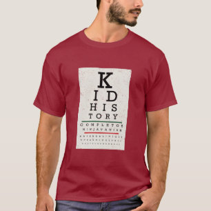 Ooggrafiek "Geschiedenis Kind" T-shirt