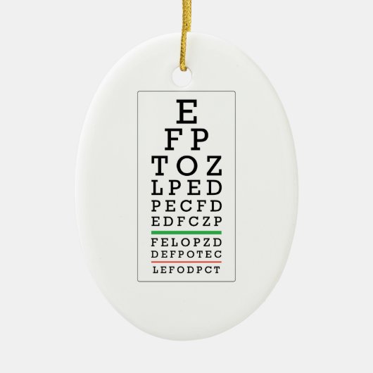 Ooggrafiek Keramisch Ornament (Voorkant)