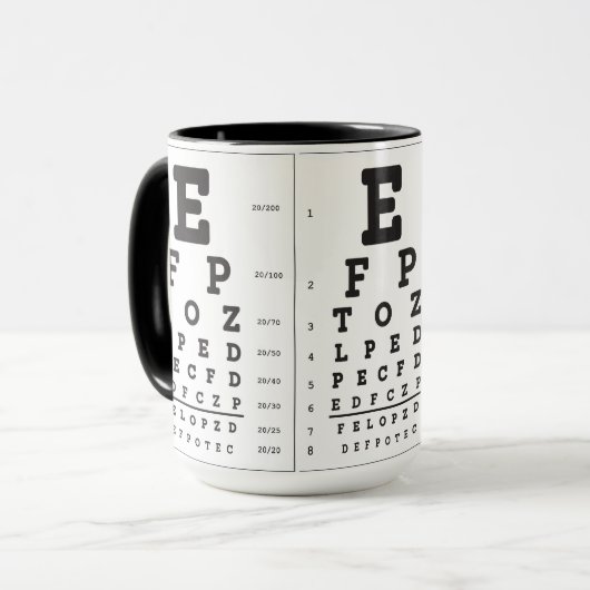 Ooggrafiek Mok (Voorkant links)