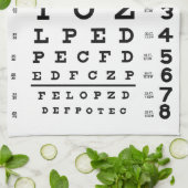 Ooggrafiek Theedoek (Gevouwen)