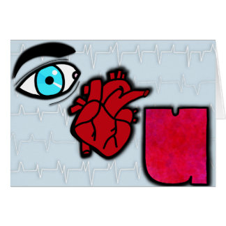 Ooghart U (blanco binnenin)