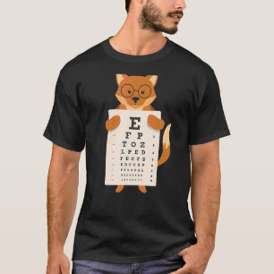 Oogheelkundige opticien oogbril optometrist t-shirt