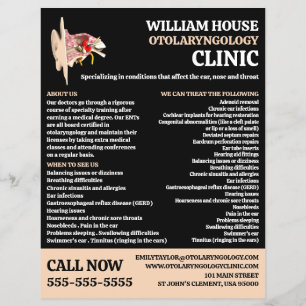 Oogheelkundige Otolaryngologie Klinisch Flyer