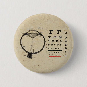 oogheelkundige ronde button 5,7 cm
