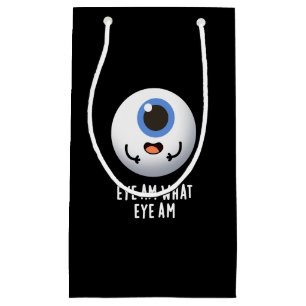Oogje am Wat is er grappig Eyeball Pun Dark BG Klein Cadeauzakje