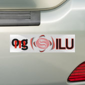 Oogje! Bumpersticker (Op auto)