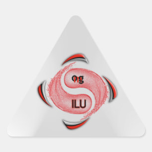 Oogje! Driehoek Sticker