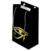 Oogje hoornvlies zwart Egyptisch symbool Klein Cadeauzakje (Achterkant Gekanteld)