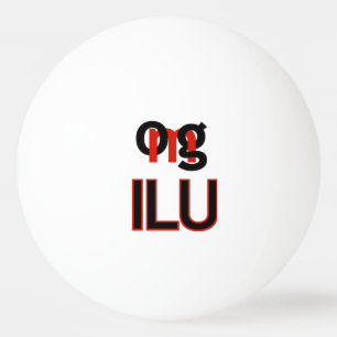 Oogje! Pingpongballen