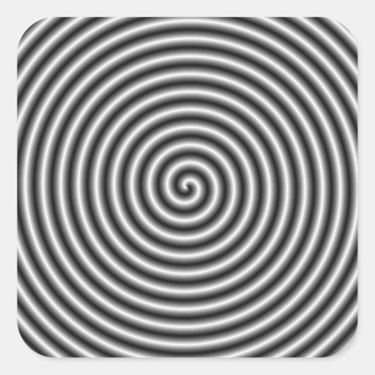 Oogje snapt het niet vierkante sticker (Voorkant)