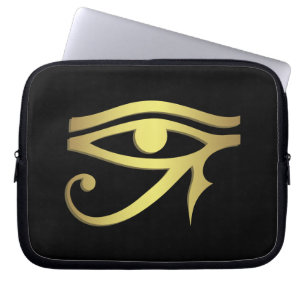 Oogje van het Egyptische symbool Laptop Sleeve