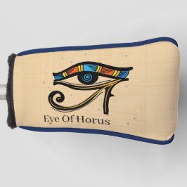 Oogje van Horus op papyrus, Egyptische hiërogliefe Golfheadcover