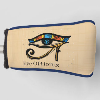 Oogje van Horus op papyrus, Egyptische hiërogliefe Golfheadcover