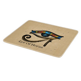 Oogje van Horus op papyrus, Egyptische hiërogliefe Snijplank