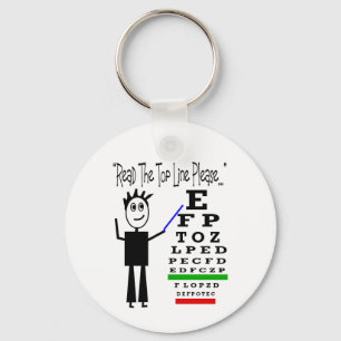 Oogkaartje Oogdoctoraatsontwerpen Sleutelhanger