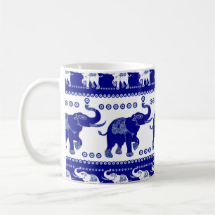 Oogkleurig oogmerk Olephant Ornamental Patroon Koffiemok