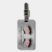 Oogknollen en -kogels - Roos Gold en zilver Bagagelabel (Voorkant verticaal)