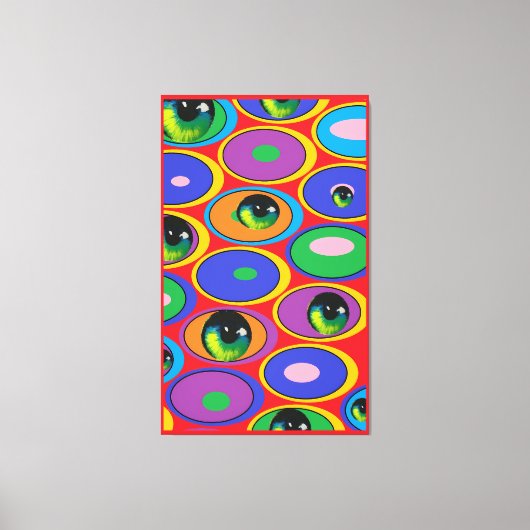 Ooglapje Canvas Afdruk (Voorkant)
