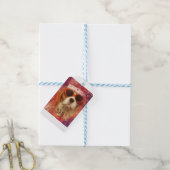 Oogliefde-Cavalier Cadeaulabel (Met Touw)