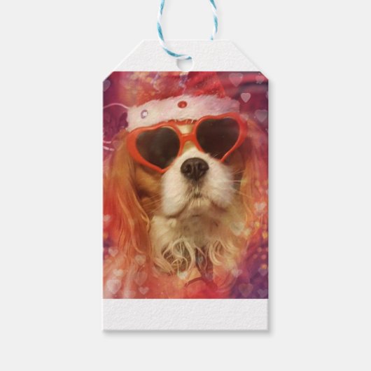 Oogliefde-Cavalier Cadeaulabel (Voorkant)