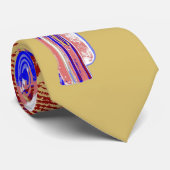 Ooglijk Stropdas met een Pistool erop (Opgerold)